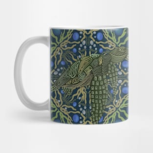 Artsy Sea Turtle Mug